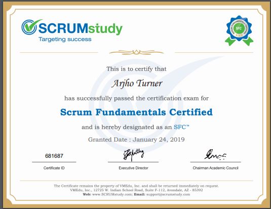 Scrum Fundamentals Certified - ACT